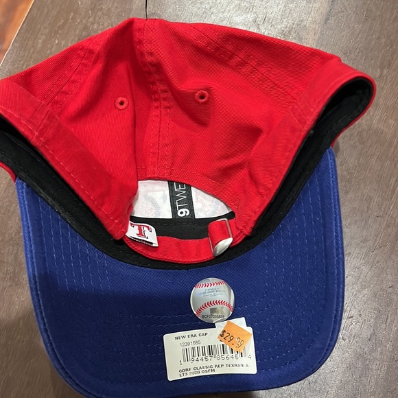 New Era Texas Rangers Adjustable Official MLB Blue & Red (NWT) - Picture 3 of 5